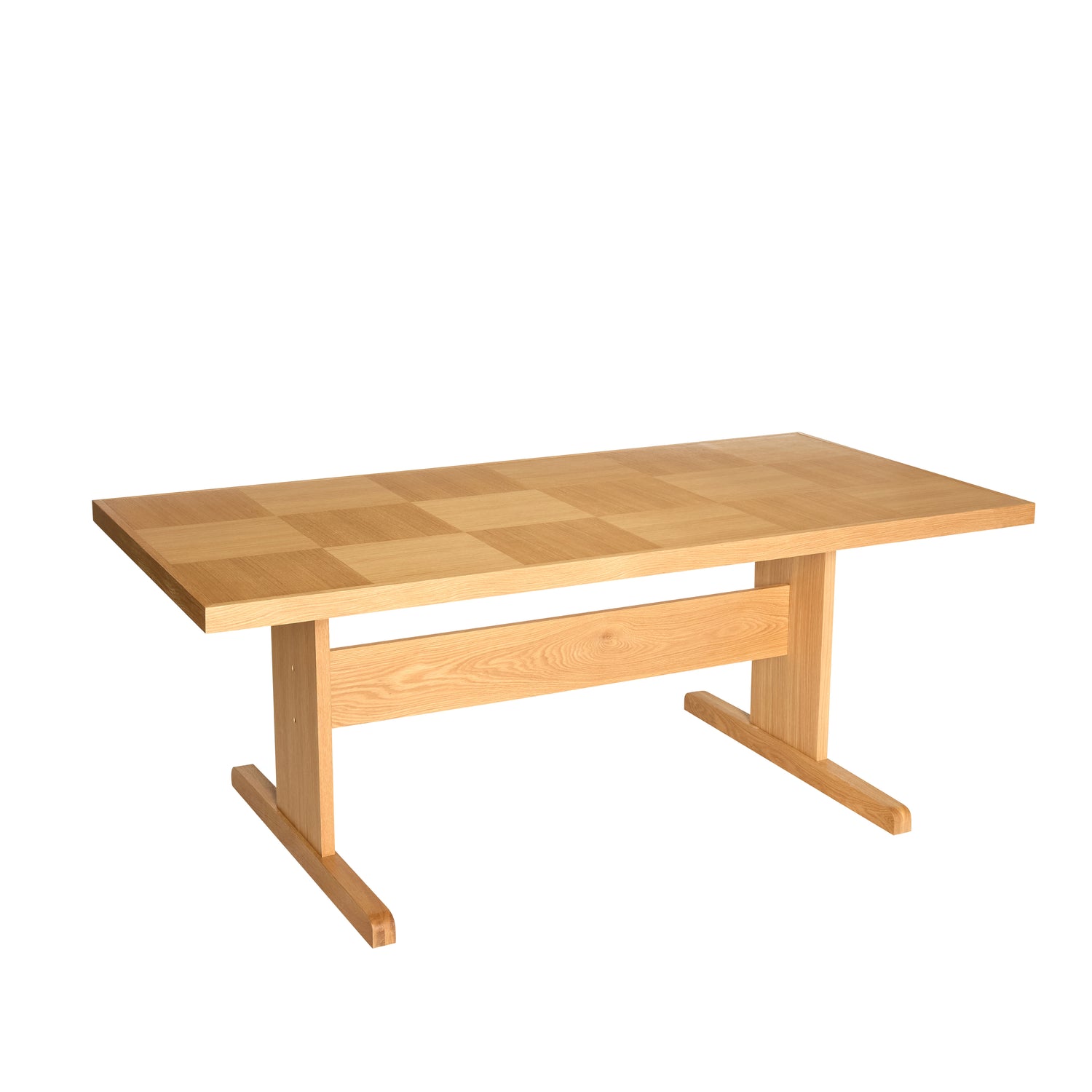 Chess Dining Table Natural - 195x95xh74cm