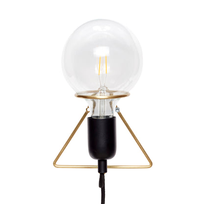 Eureka wall lamp brass color/black - 14x15xH15cm, E27/40W