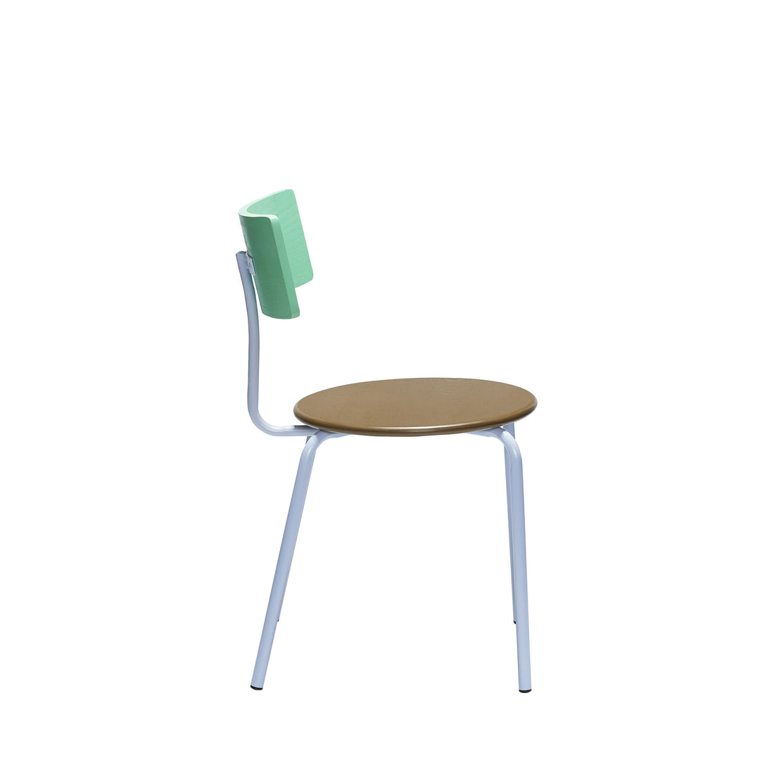 Hübsch Koi dining chair brown/green/purple