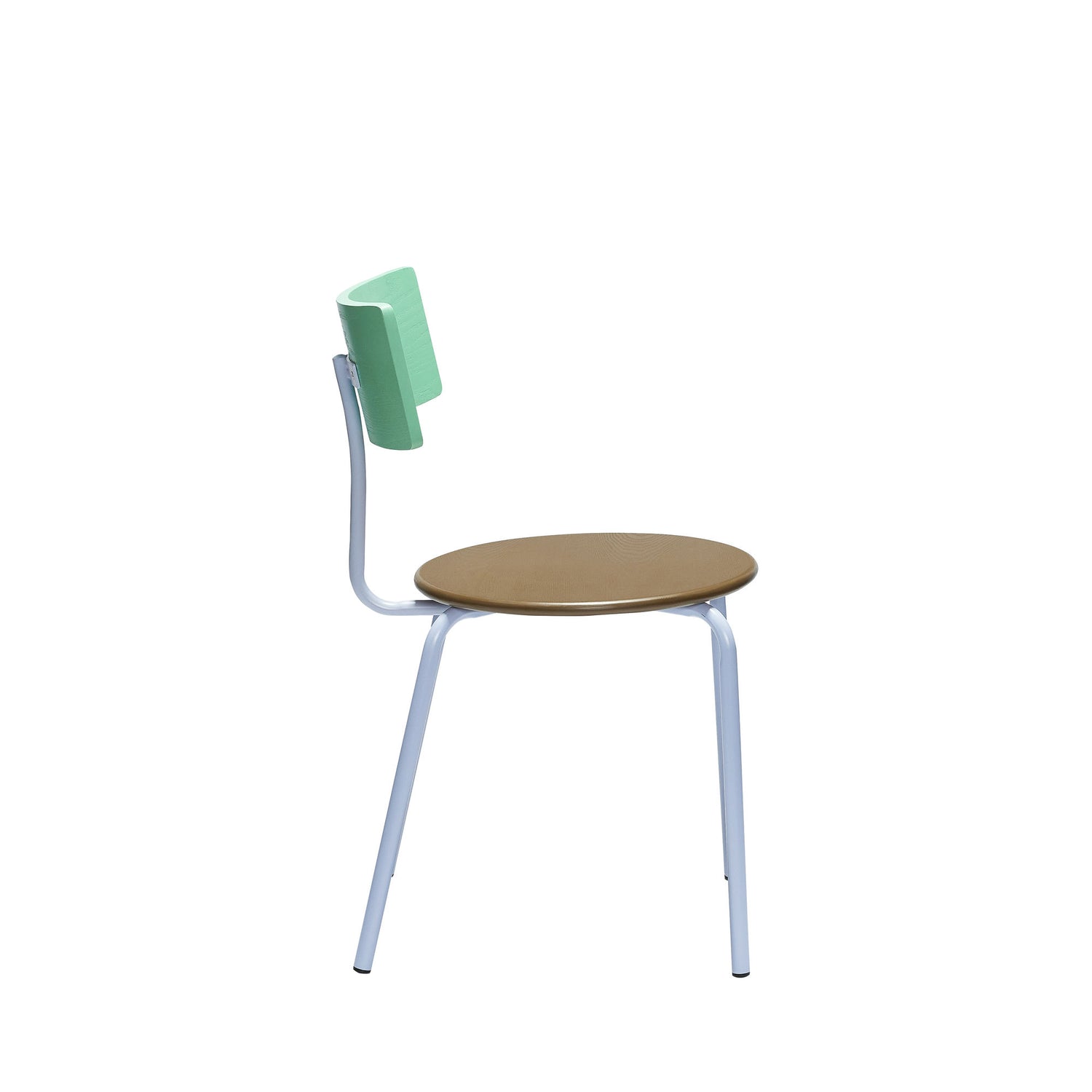 Hübsch Koi dining chair brown/green/purple