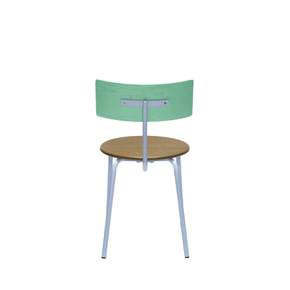 Hübsch Koi dining chair brown/green/purple