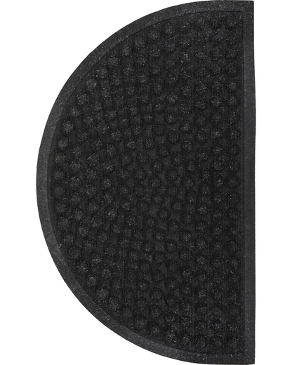 Doormat, HDEntry, Half Round, Black