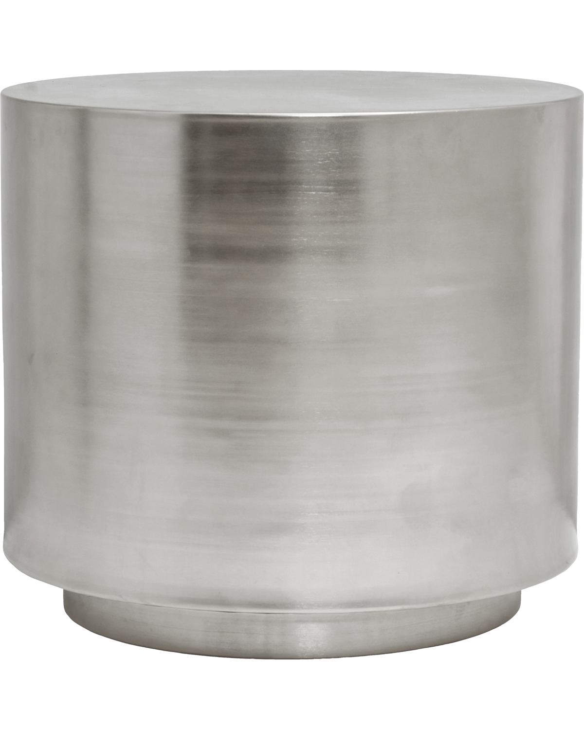 Coffee table, HDStep, Brushed silver finish