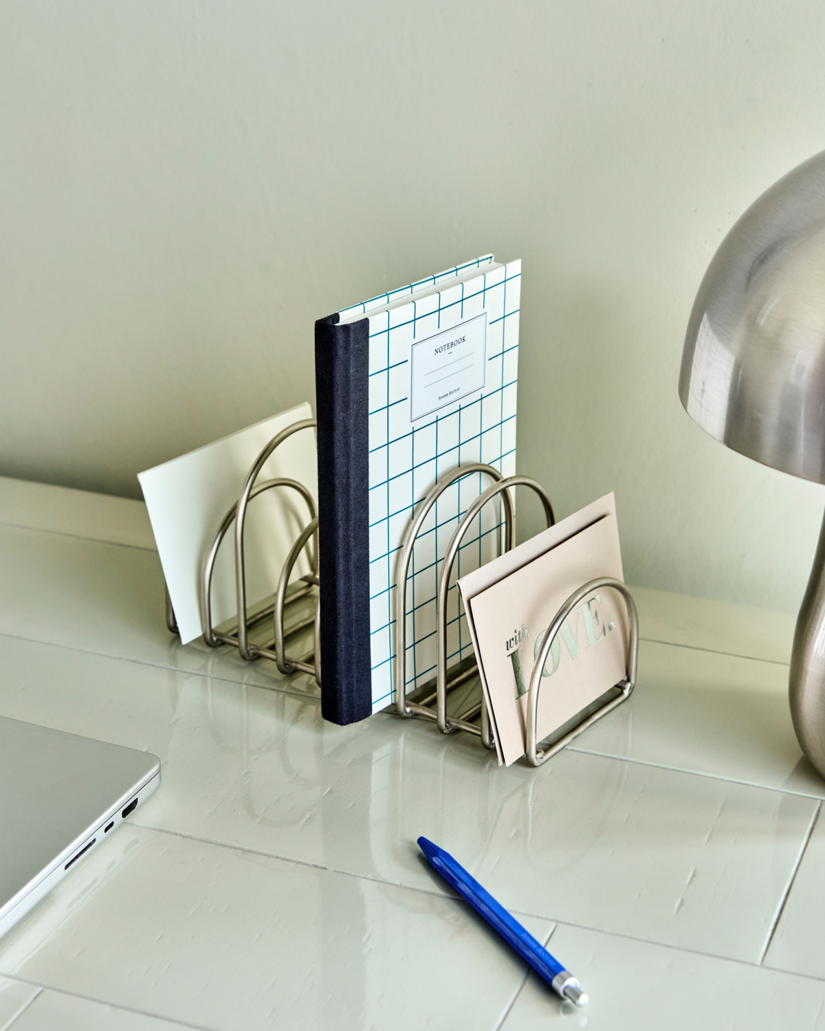 Organiser, HDPampi, Brushed silver