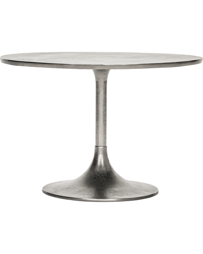 Coffee table, HDPan, Silver finish