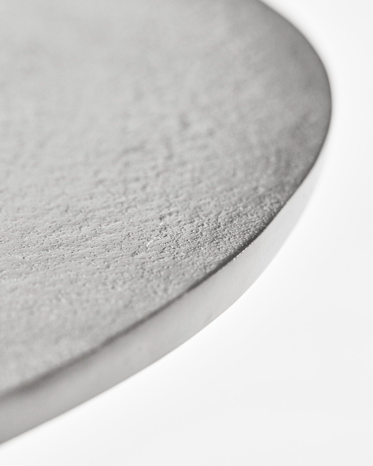 Coffee table, HDPan, Silver finish