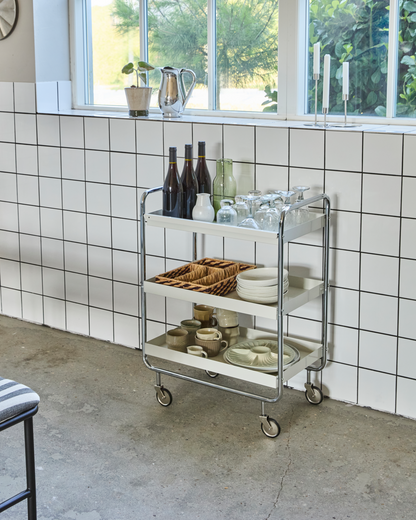 Trolley, HDRoll, Large, Silver finish