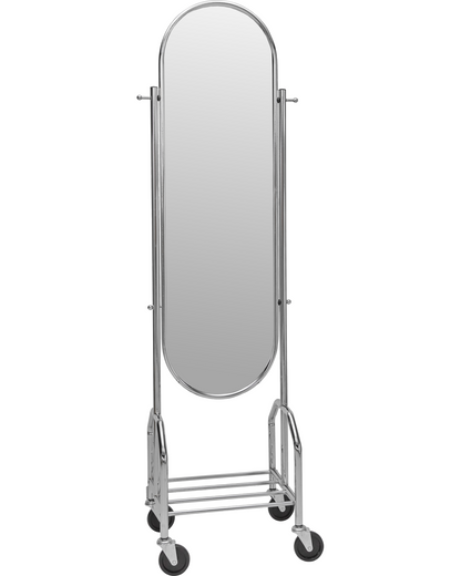 Floor mirror, HDImage, Silver finish