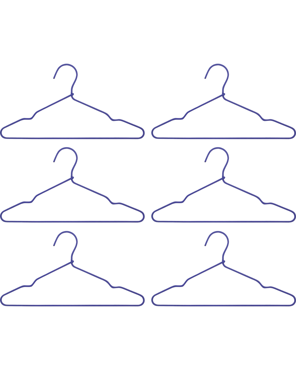 Hanger, HDWire, Blue