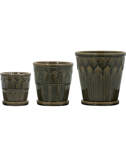 Flower pot, HDCora, Grey
