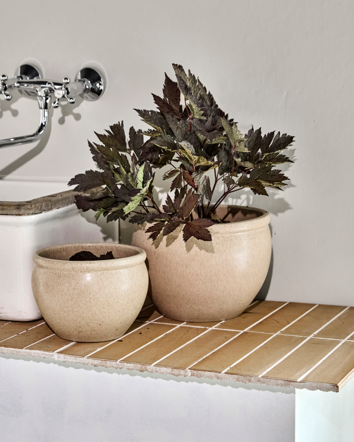 Flower pot, HDVale, Beige