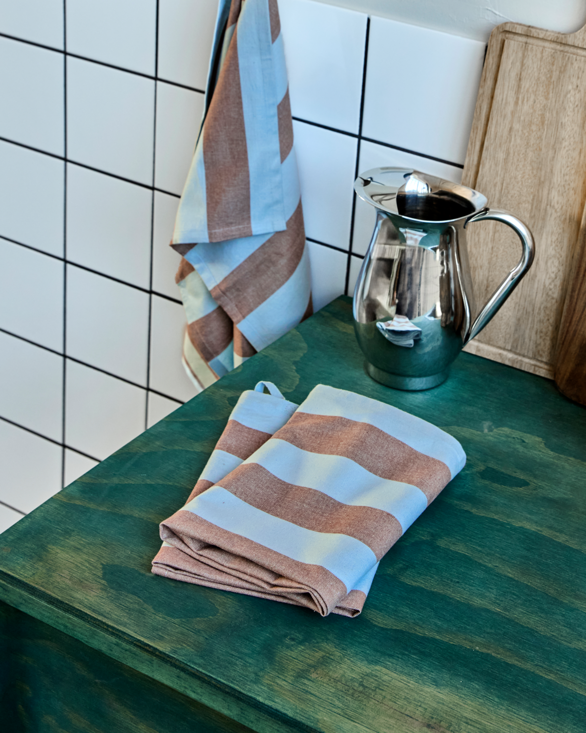 Tea towels, HDCook, Light blue; Brown