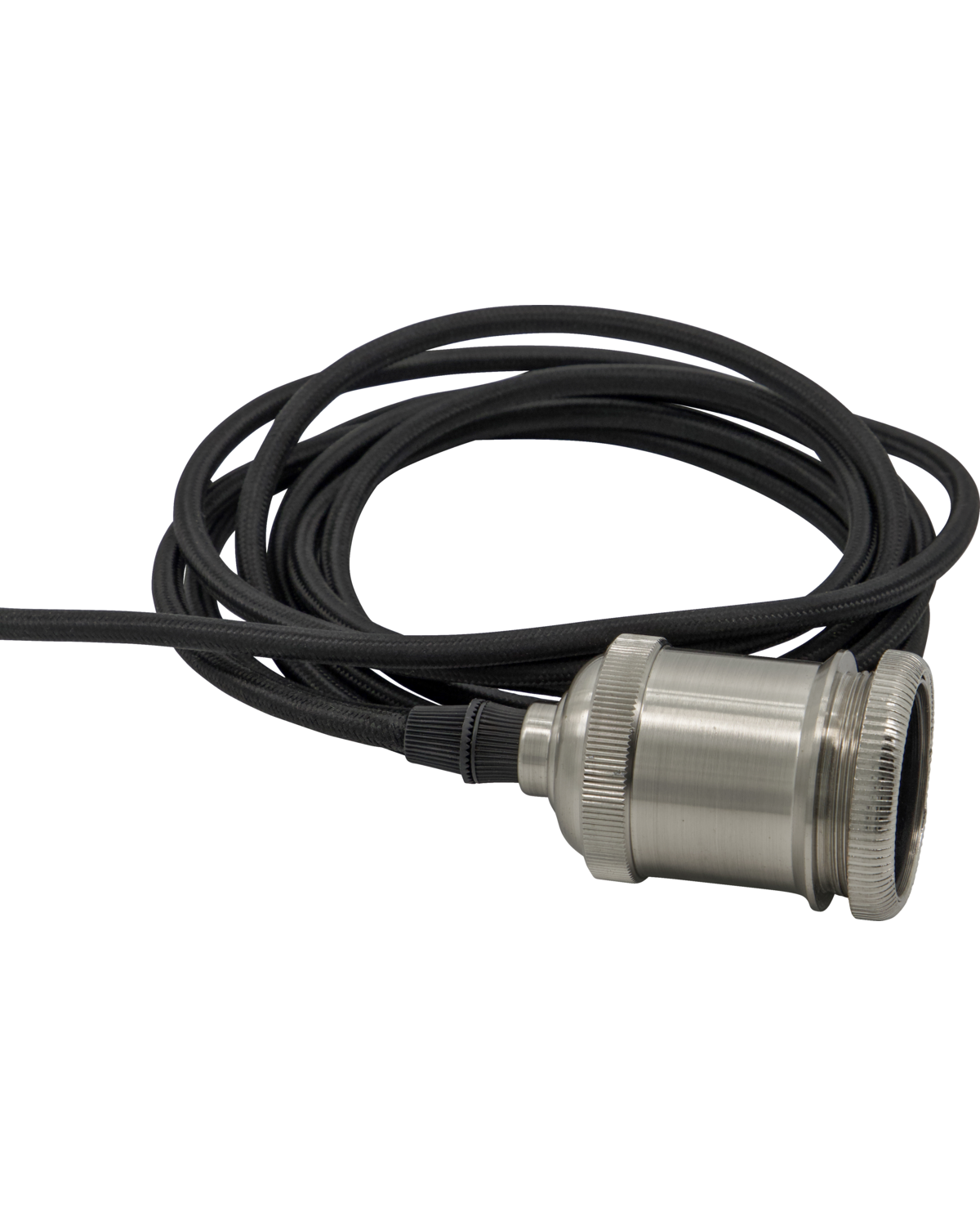 E27 socket, HDFly, Silver finish