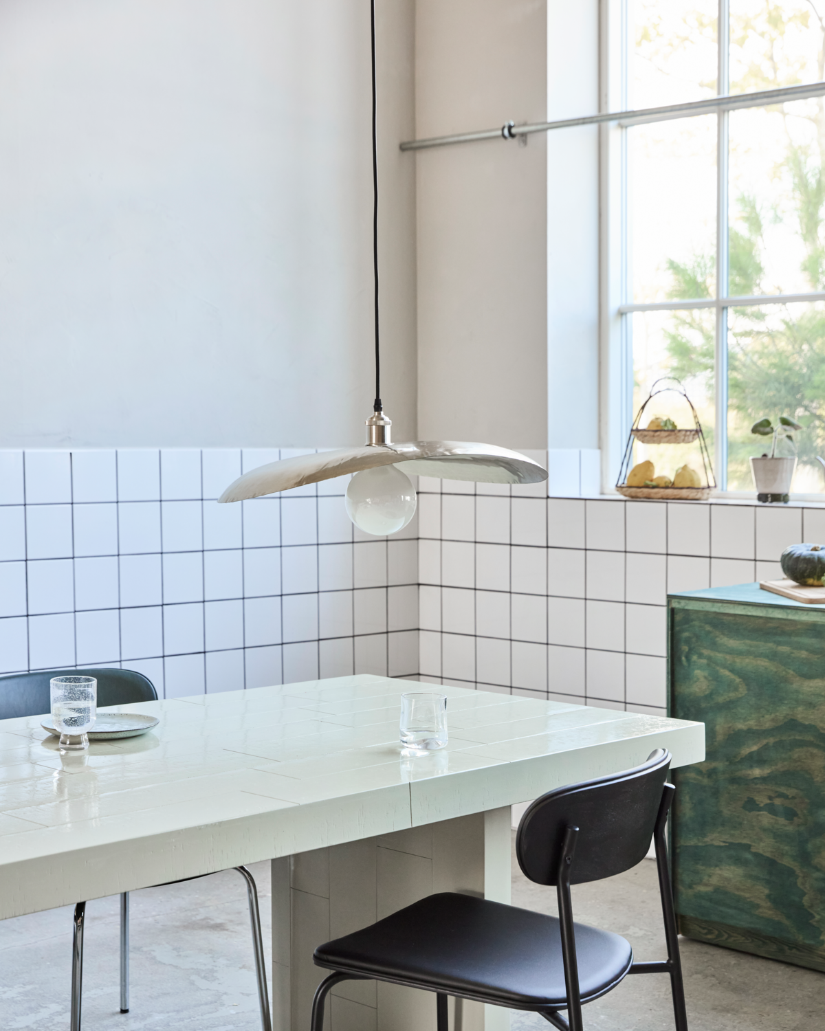 Lampshade, HD Hat, Brushed silver