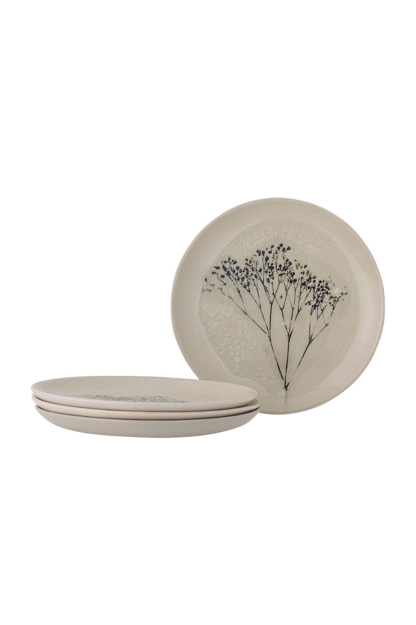 Bloomingville Bea Plate, Multipak, Nature, Stoneware