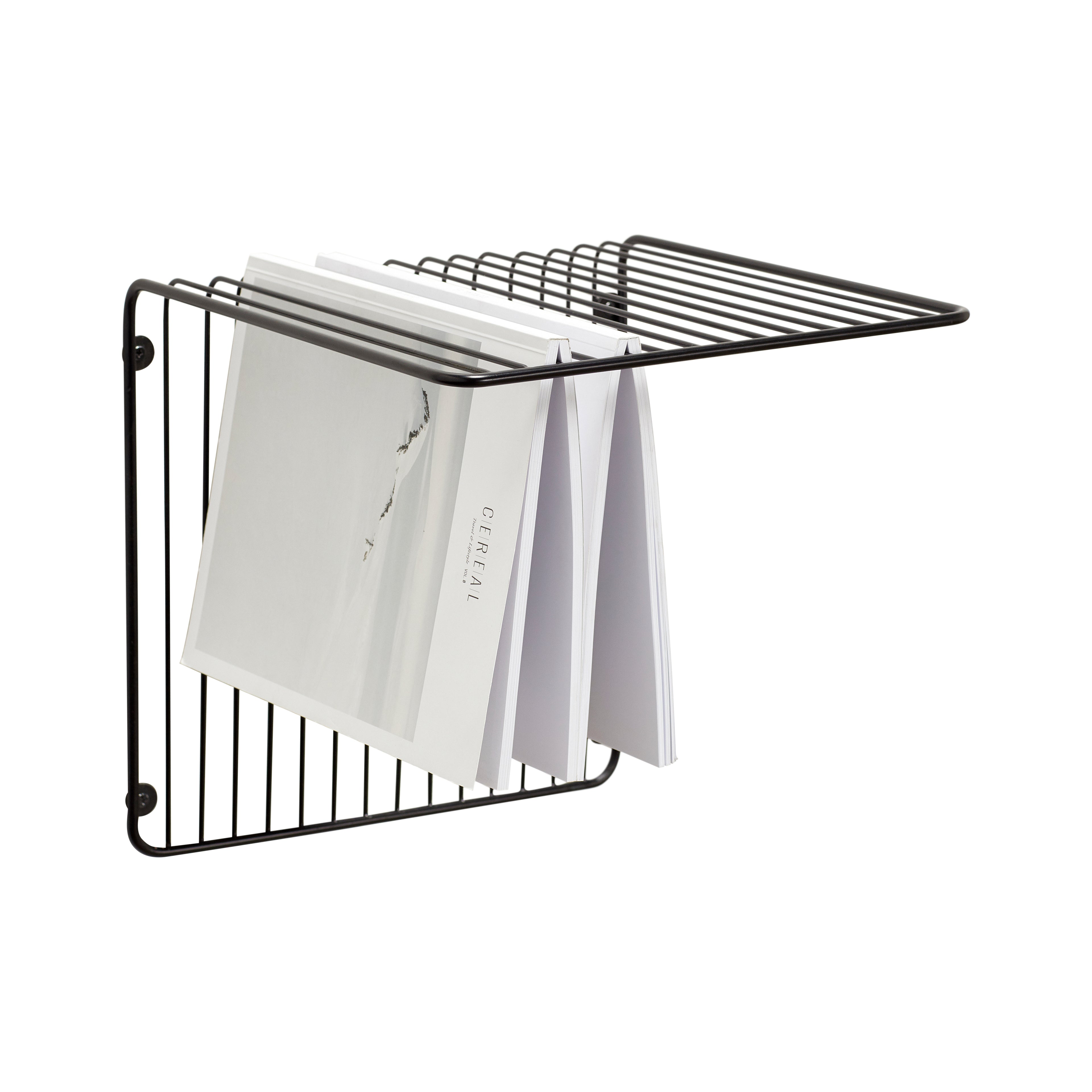 Slender Shelf Large Black - 31x31xH31cm