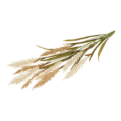 DEKO grass - DEKO grass, artificial, beige/sand, 2 stems, h: 130 cm