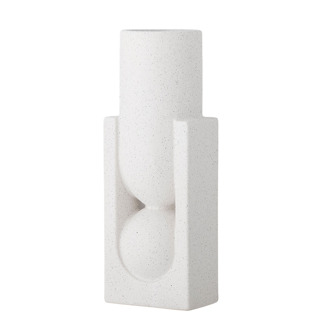Bloomingville Salome Vase, White, Stoneware