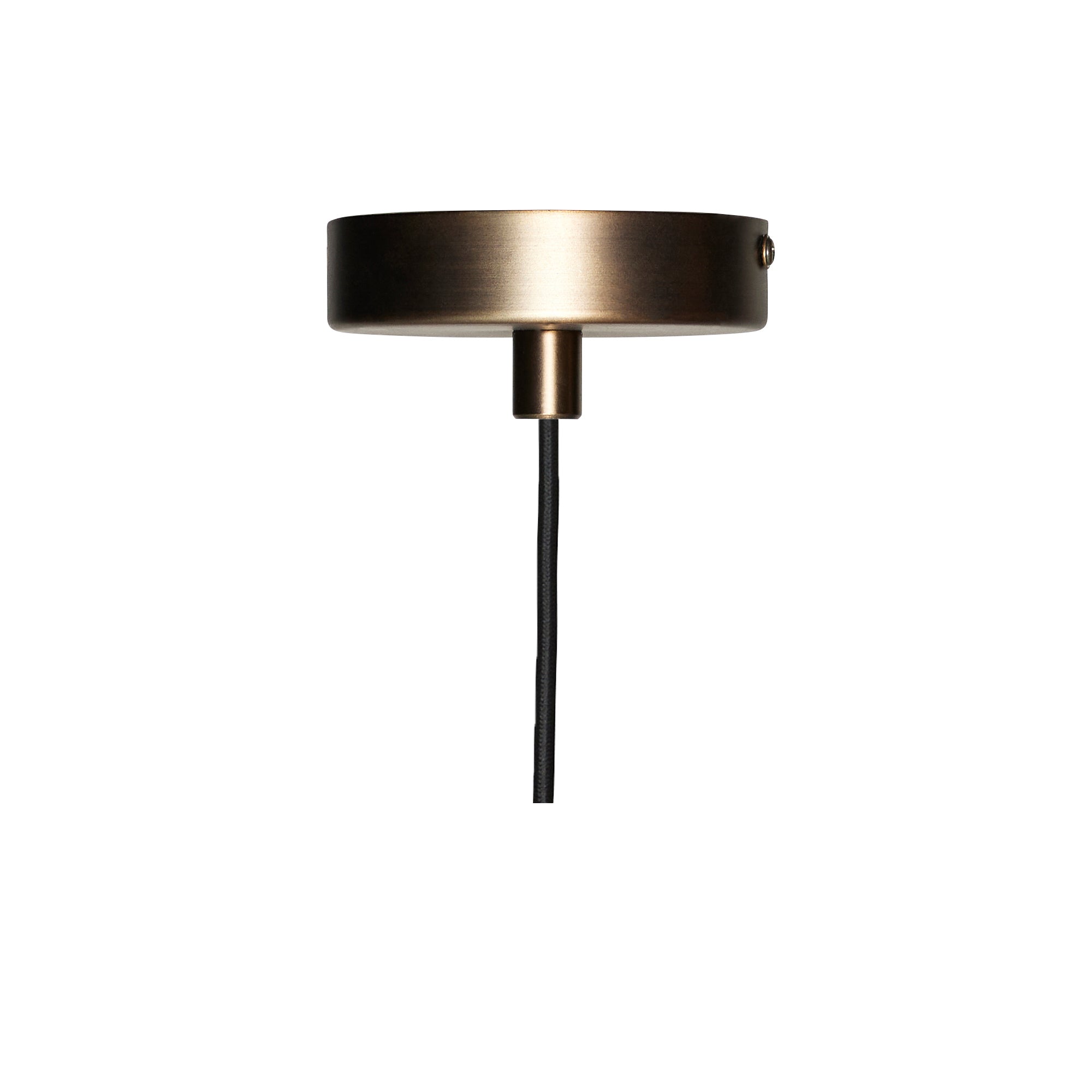 Contrast pendant browned brass - Ø25XH28CM, E27
