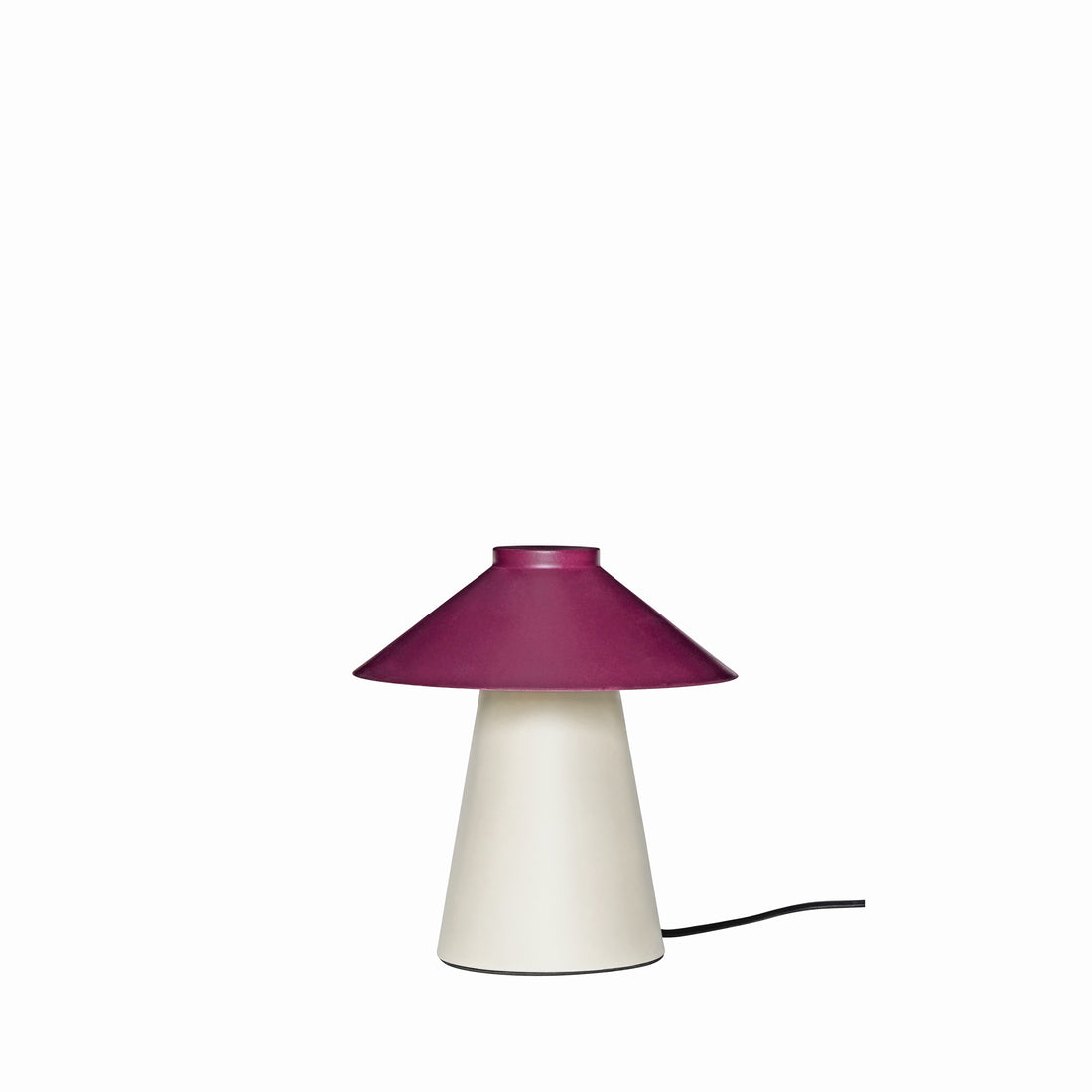 Chipper table lamp Sand/Burgundy - Ø25XH26cm, E27