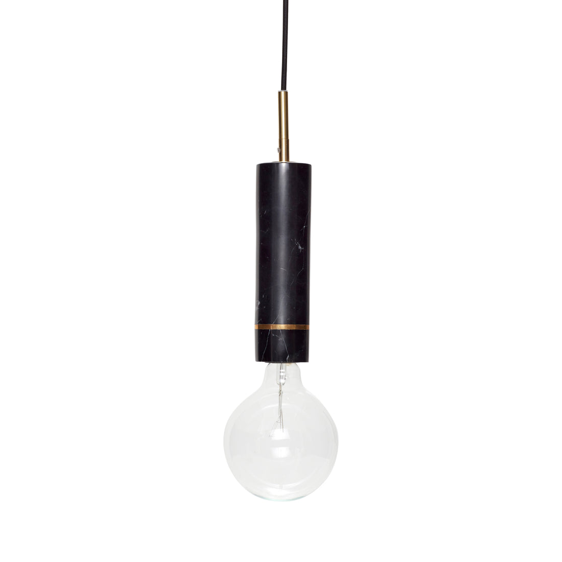 Elegant pendant black - Ø6XH29cm, E27