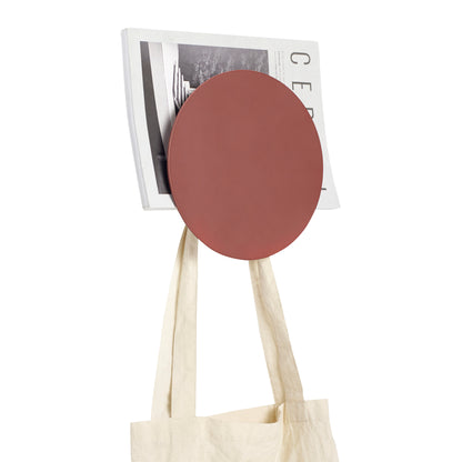 Double magazine holder with hook Red - ø22x8cm