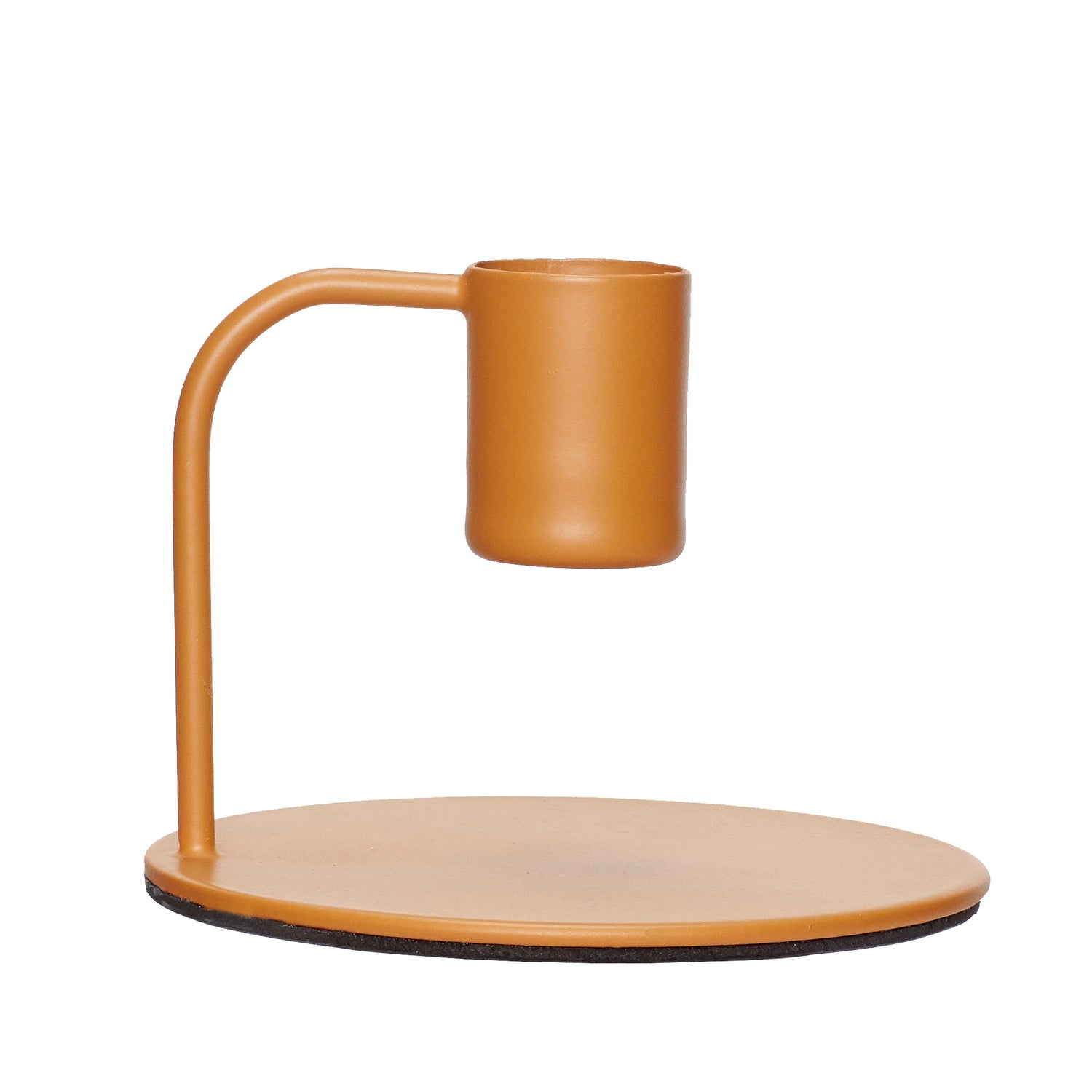 Curve Candlestick Orange - ø9xh7cm