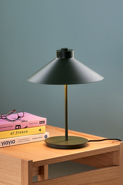 Shape table lamp Green - Ø30XH38cm, E14