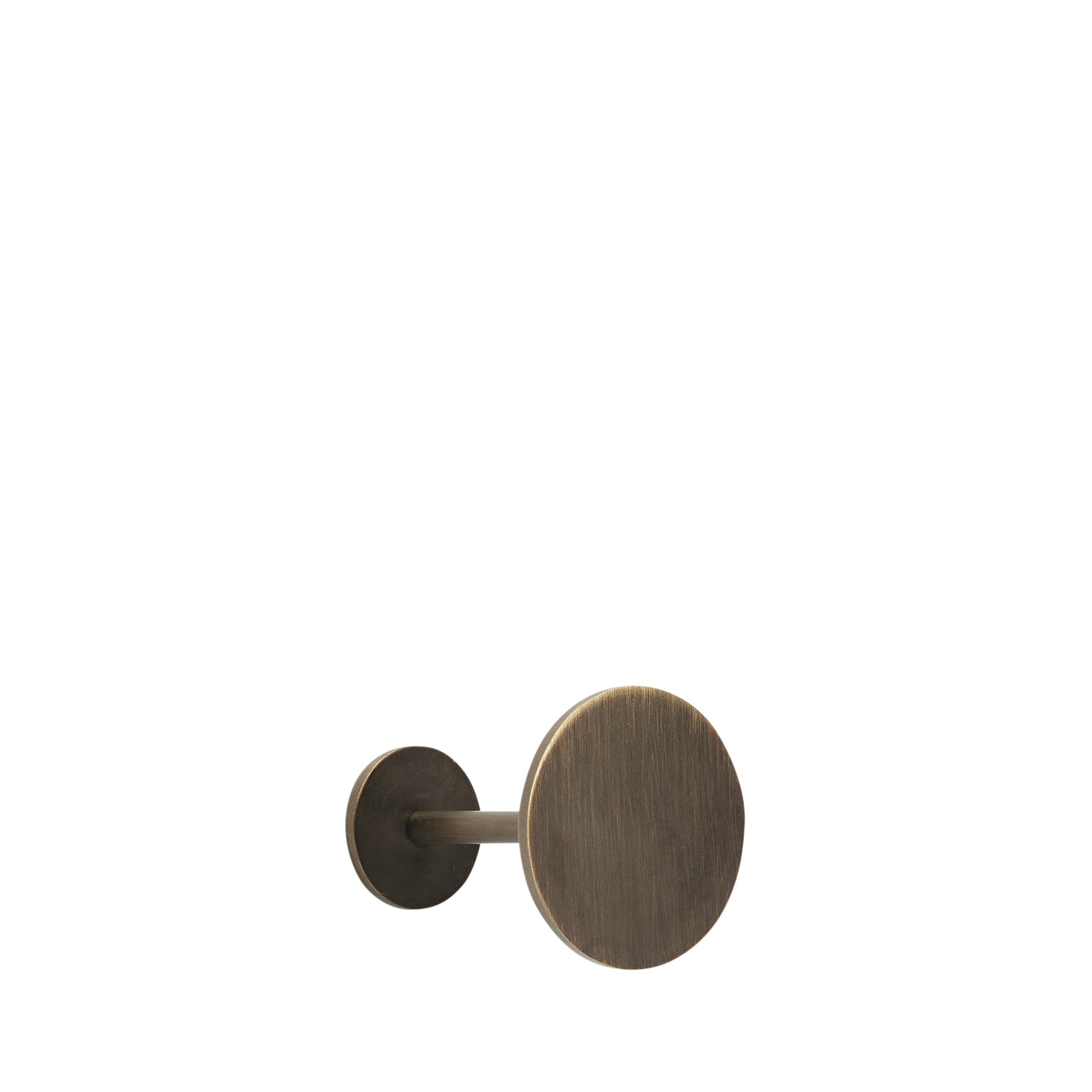 Flare Hook Burnished Brass - ø5xh6cm