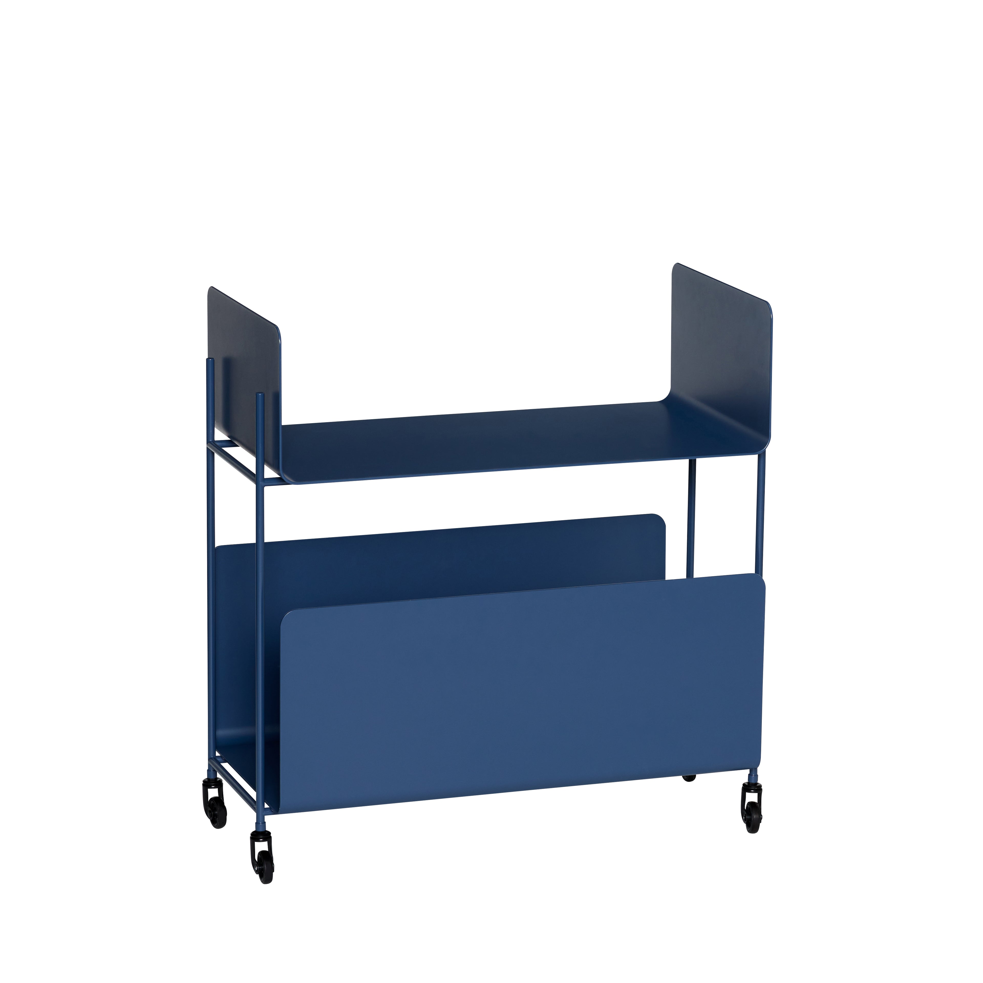 Ays Rolling table Dark blue - 63x32xh66cm
