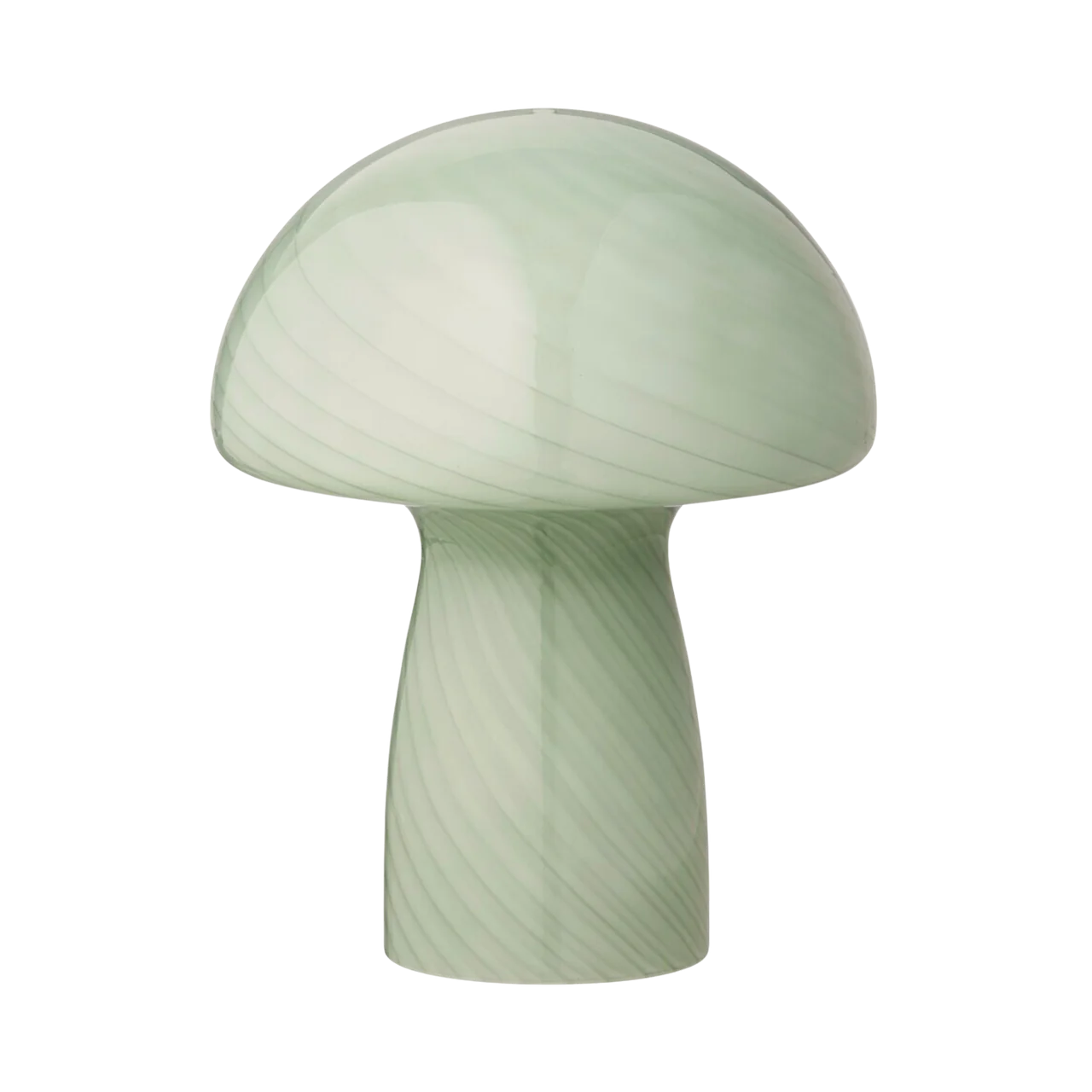 Bahne - fungal lamp / mushroom table lamp, mint - H23 cm.