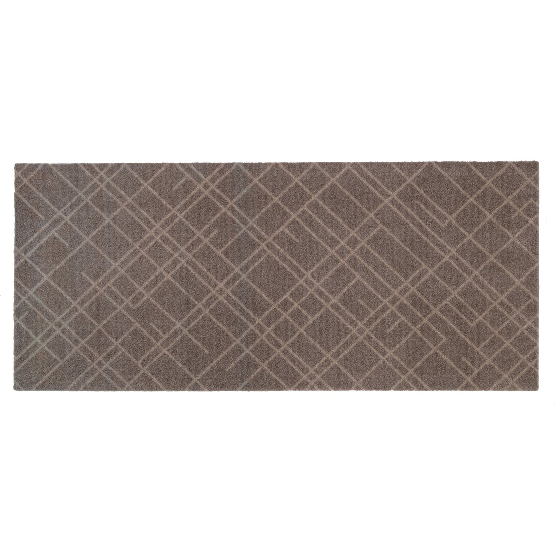 Floor mat 67 x 150 cm - lines/sand