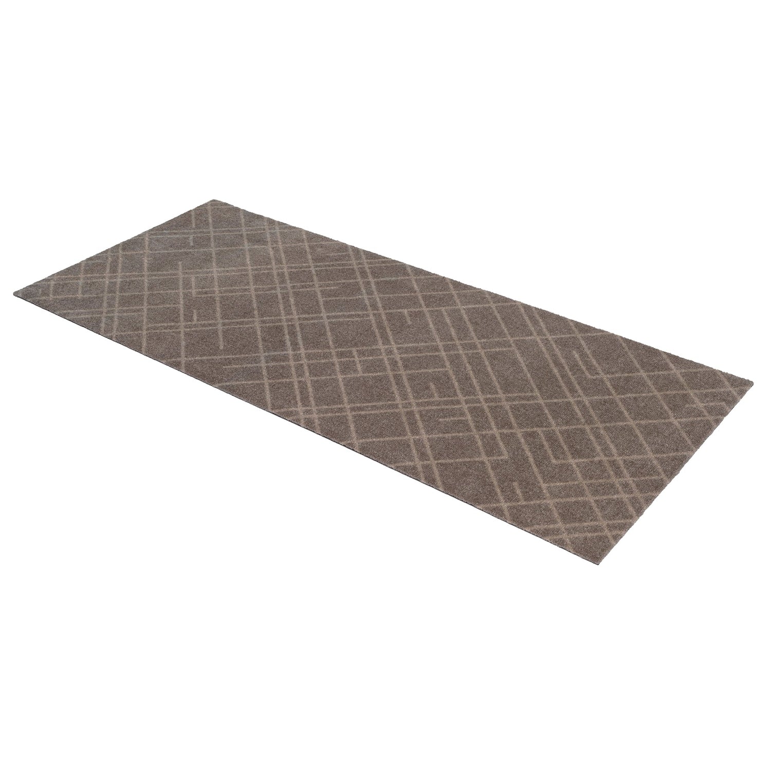 Floor mat 67 x 150 cm - lines/sand