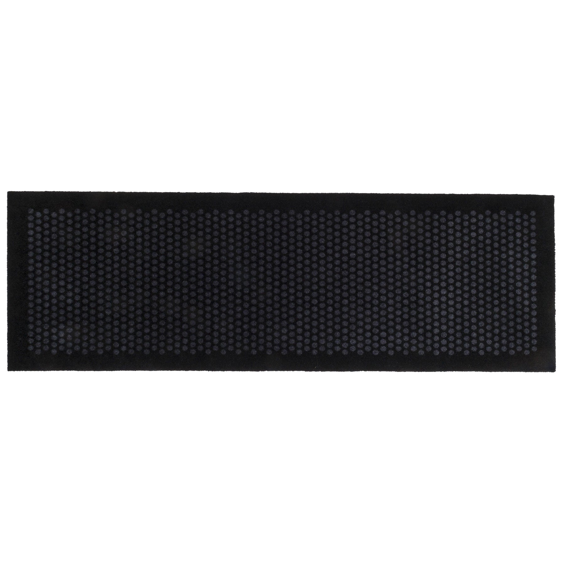 Floor mat 67 x 200 cm - dots/black