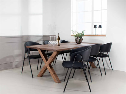 Lina dining chair - black