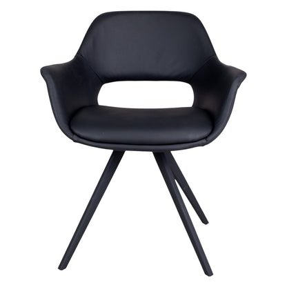 Dining table chair Fenja Black PU