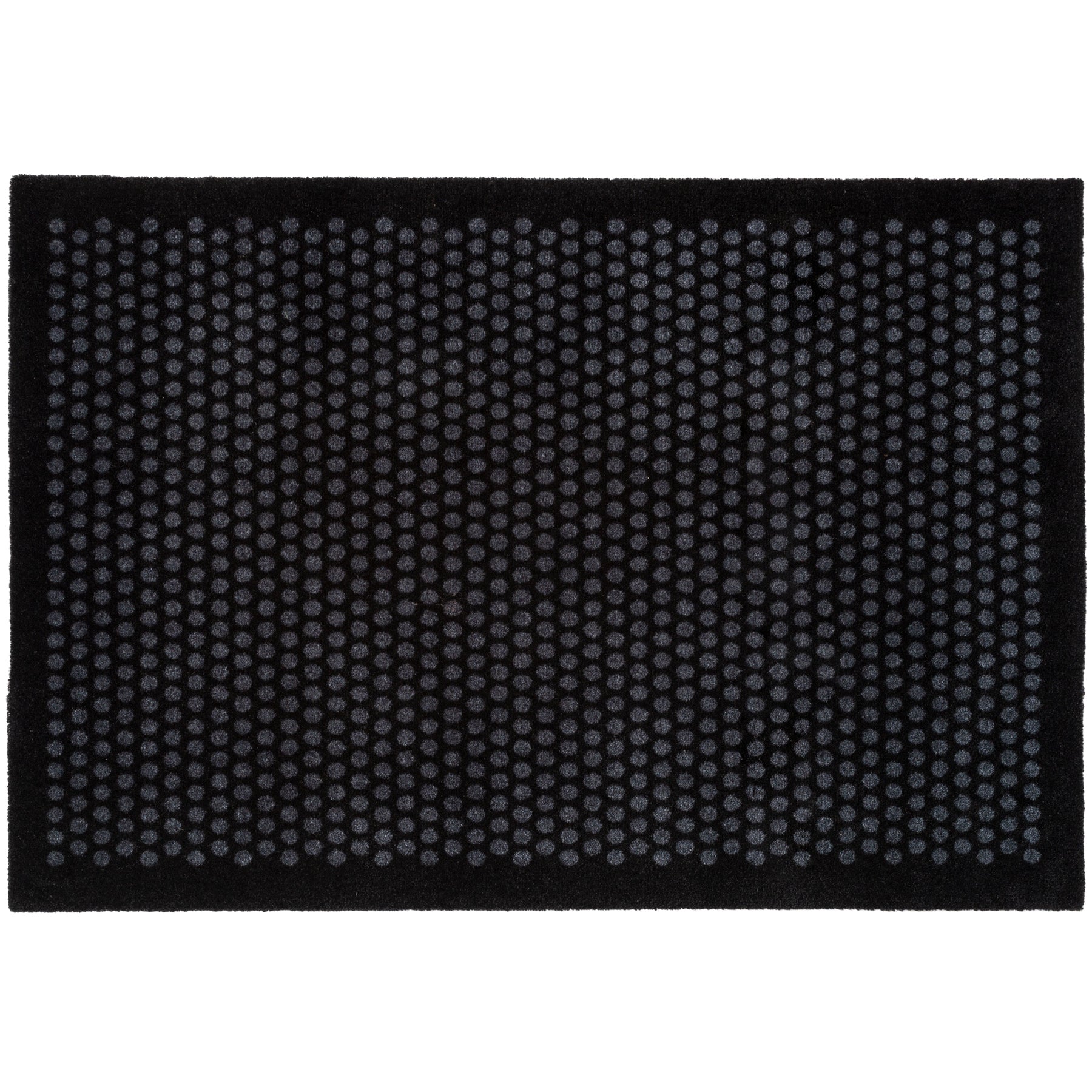 Floor mat 90 x 130 cm - dots/black gray