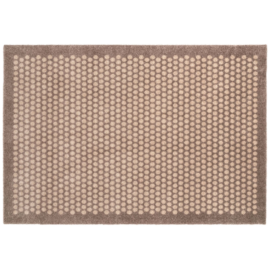 Floor mat 90 x 130 cm - dots/sand