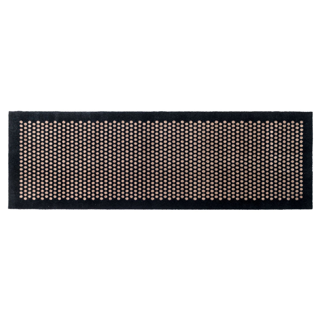 FLOOR MAT 67 x 200 CM DOTS/BLACK SAND - Tica Copenhagen - DesignGaragen.dk