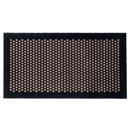 Floor mat 67 x 120 cm - dots/black sand