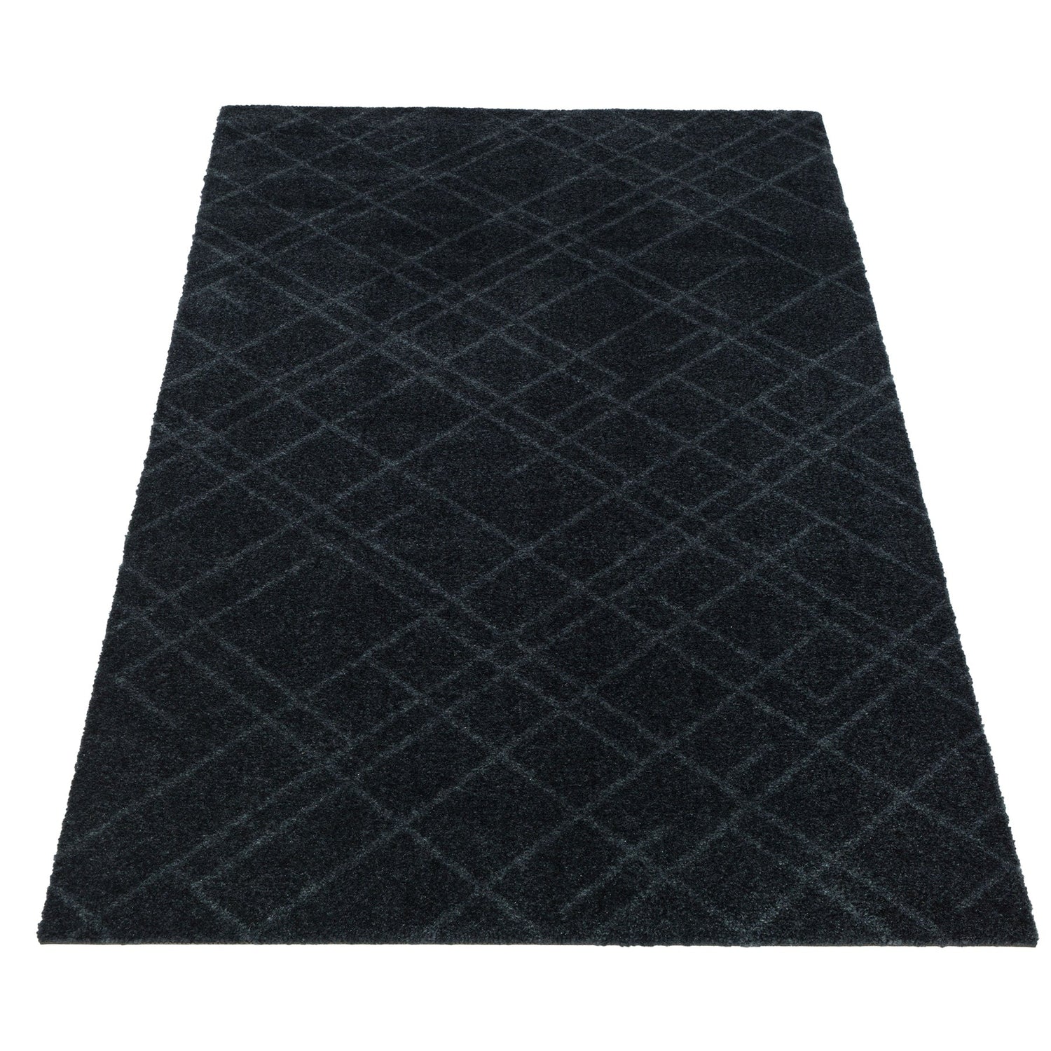 Floor mat 67 x 120 cm - Lines/Dark Gray