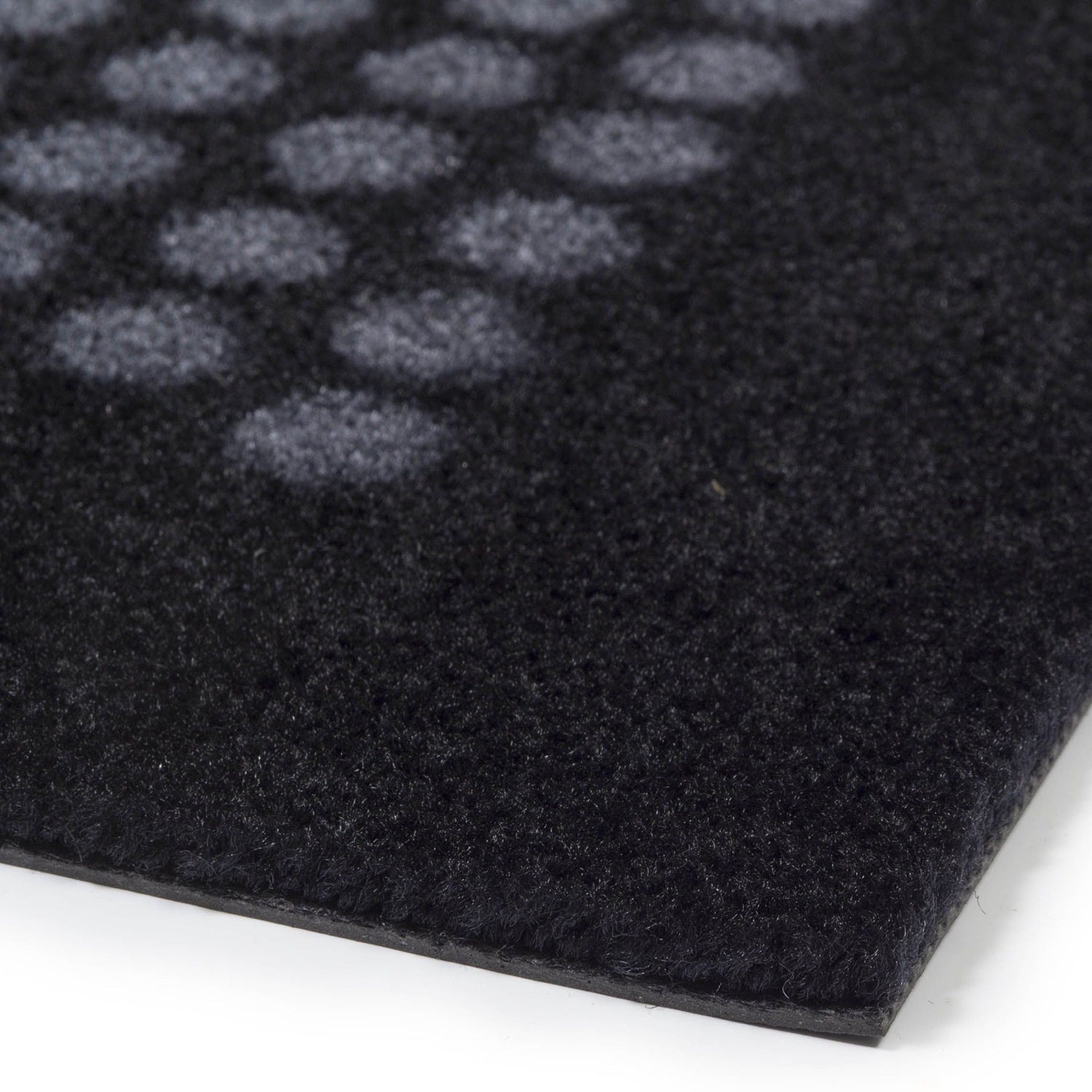 Floor mat 67 x 200 cm - dots/black