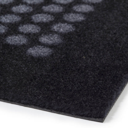 Floor mat 67 x 200 cm - dots/black