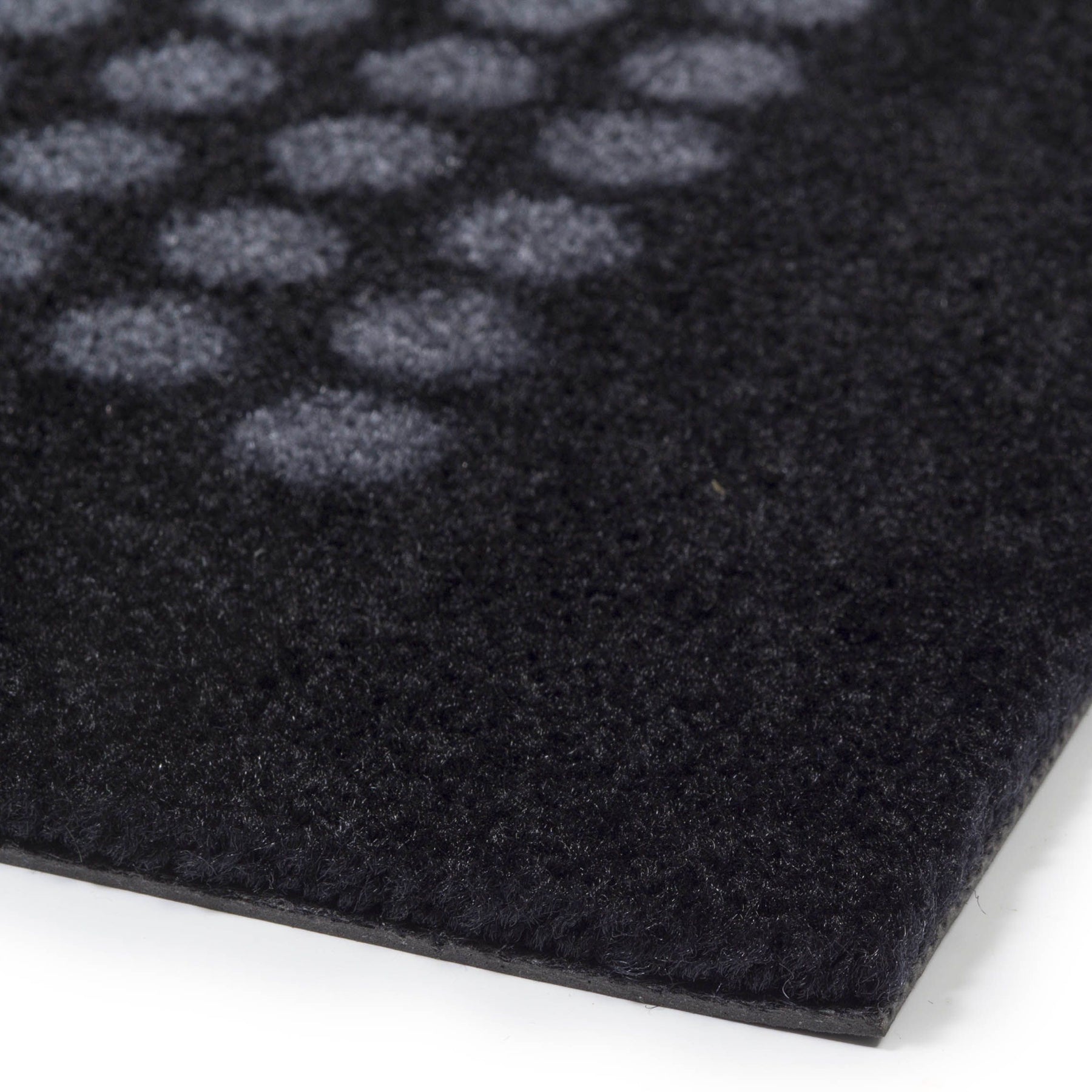 Floor mat 67 x 150 cm - dots/black gray