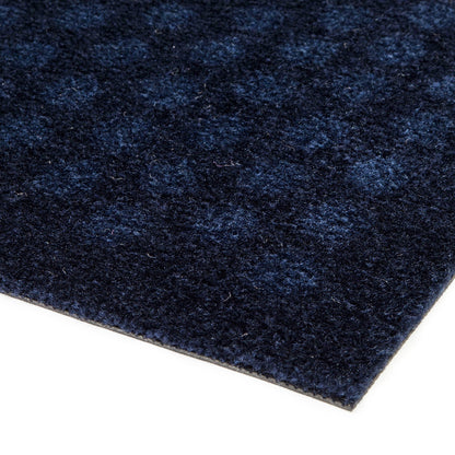 Floor mat 40 x 60 cm - dots/blue