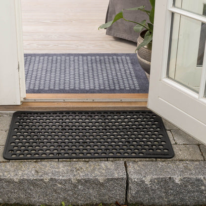 Floor mat 67 x 120 cm - dots/gray