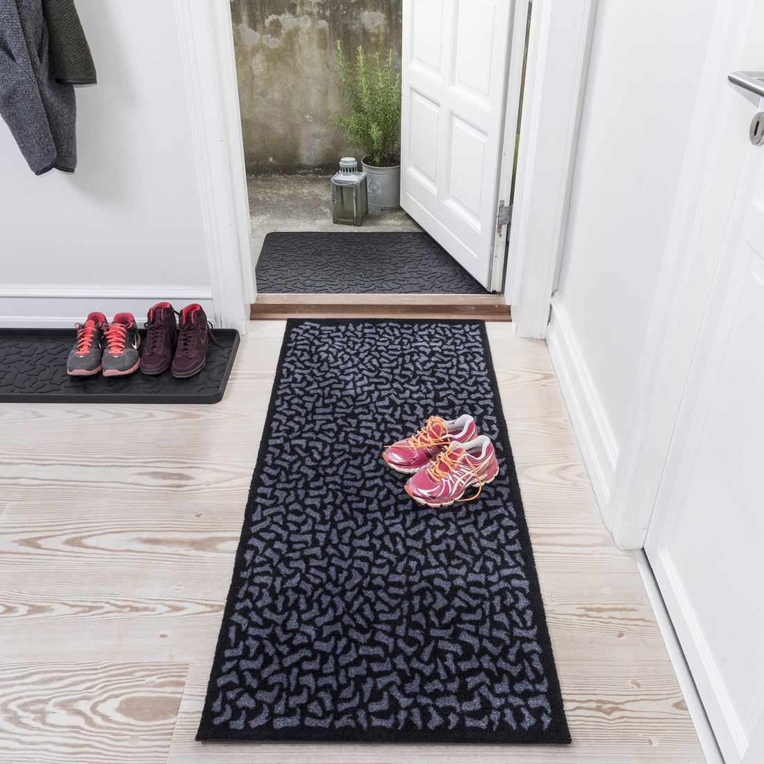 Floor mat 67 x 150 cm - Footwear/Black Gray