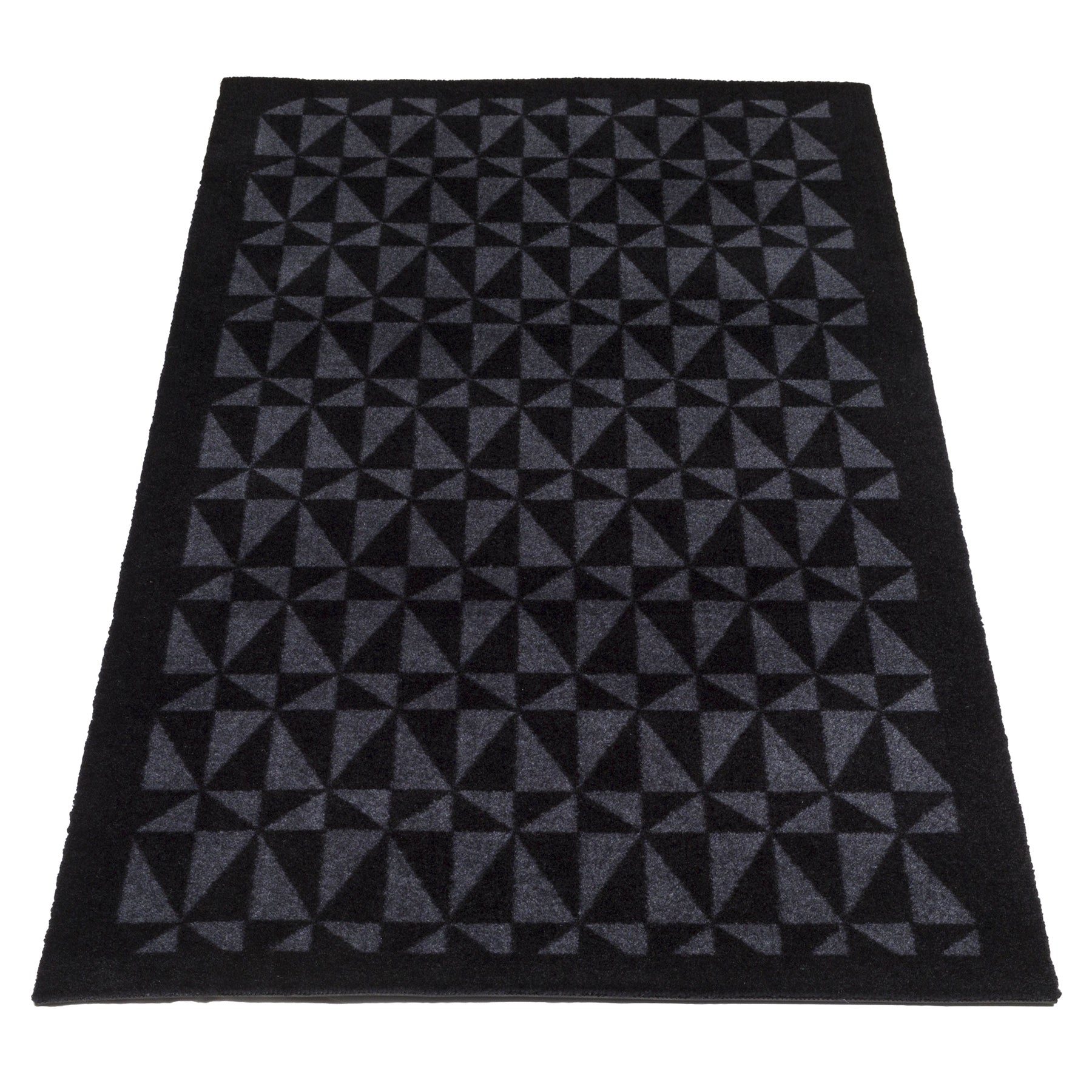 Floor mat 67 x 200 cm - Graphic/Black