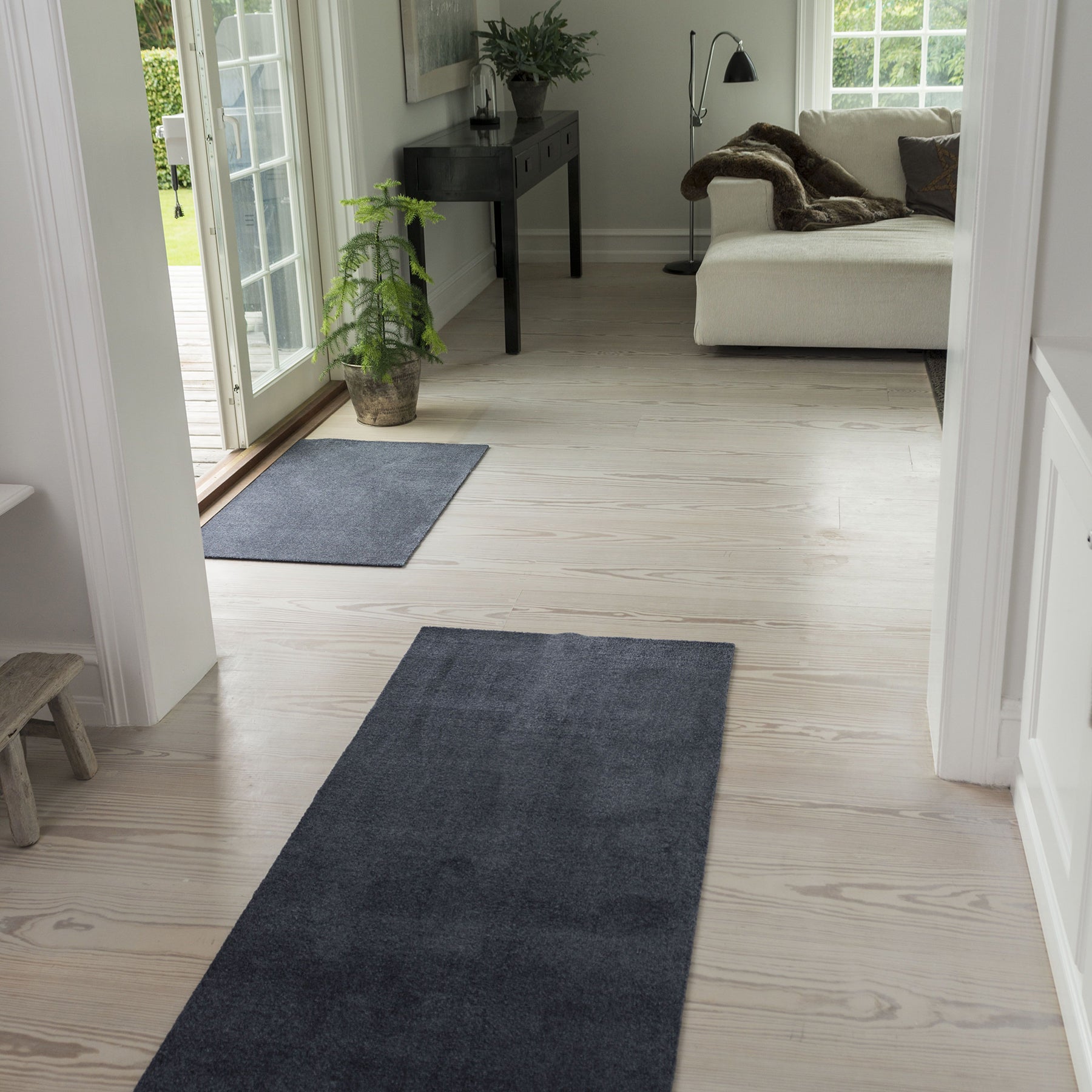 TÆPPE/MÅTTE 67 x 150 CM - UNI COLOR/GREY - Tica Copenhagen - DesignGaragen.dk