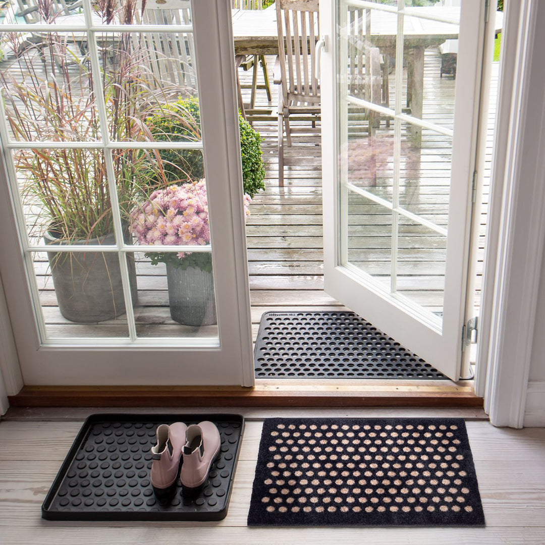 Floor mat 40 x 60 cm - dot/black sand